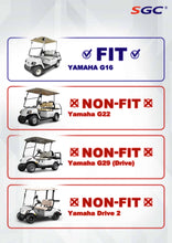 Load image into Gallery viewer, MOAD DOT Approved Foldable Clear Windshield for Yamaha G16 Golf Cart