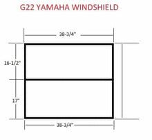 Load image into Gallery viewer, MOAD DOT Approved Foldable Clear Windshield for Yamaha G22 Golf Cart
