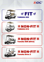 Load image into Gallery viewer, MOAD DOT Approved Foldable Clear Windshield for Yamaha G22 Golf Cart