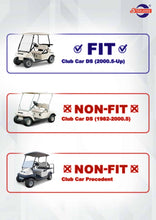 Load image into Gallery viewer, NOMAD Pure White Rear Flip Seat Kit for 2000.5-2013 Club Car DS Golf Cart