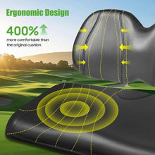 Load image into Gallery viewer, Black Front Seat/Backrest Cushion Set for 2004-2011 Club Car Precedent Golf Cart