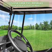 Load image into Gallery viewer, 57” 4 Passenger Golf Cart Enclosure – Short Roof Weather Cover for EZGO TXT/RXV &amp; Club Car DS/Precedent