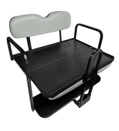 NOMAD Dove Gray Rear Flip Seat Kit for Club Car Precedent/Tempo/Onward Golf Cart