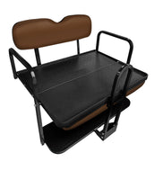NOMAD Brown Rear Flip Seat Kit for Yamaha Drive 2 Golf Cart