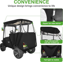 Load image into Gallery viewer, Yamaha Golf Cart Enclosure with Doors – Fits G14, G16, G22, G29 &amp; Drive 2 (2 Passenger Models)