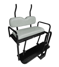 Load image into Gallery viewer, NOMAD Dove Gray Rear Flip Seat Kit with Roof Supports for Club Car Precedent &amp; Tempo Golf Cart