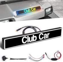 Load image into Gallery viewer, Bluetooth LED RGB Front Name Plate for Club Car DS Golf Cart