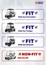 Load image into Gallery viewer, SGC Aluminum Diamond Plate Open Cargo Utility Box for Club Car Precedent Golf Cart