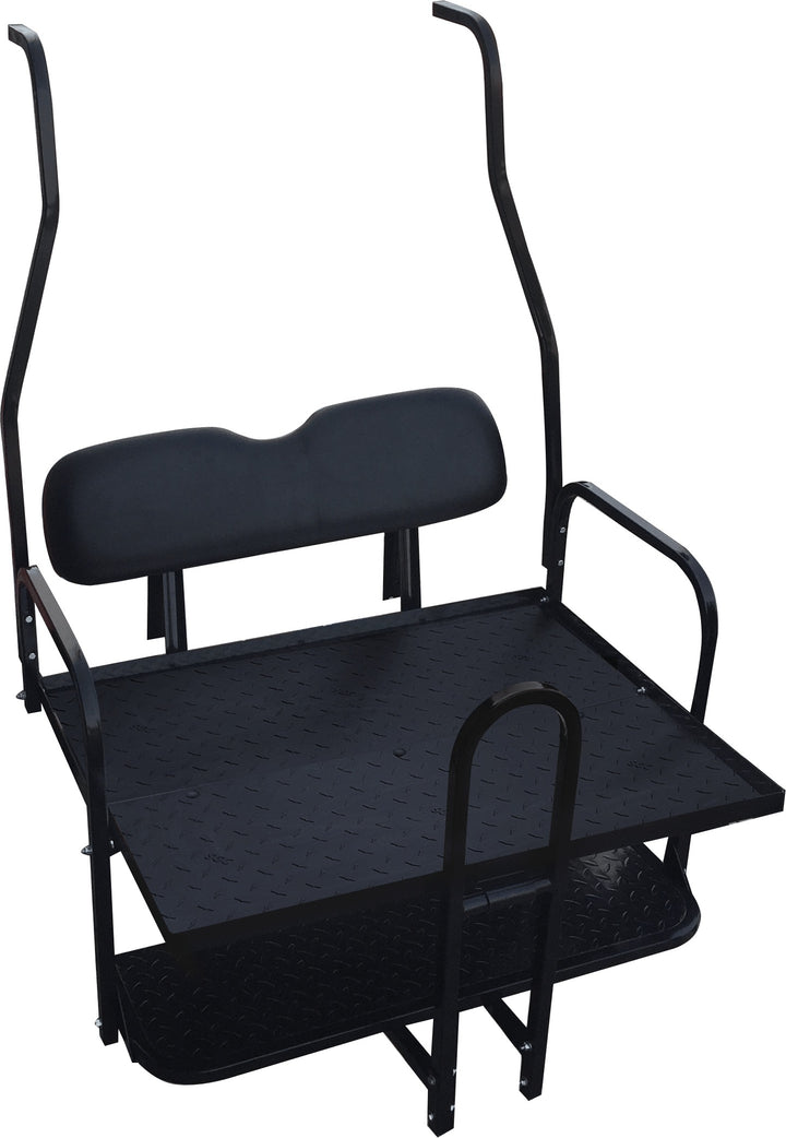 SGC NOMAD Rear Flip Seat Frame for Club Car DS 2000.5–2013 – Replacement Roof Supports, Cargo Bed, Grab Bar & Trailer Hitch