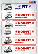 Load image into Gallery viewer, SGC Aluminum Diamond Plate Open Cargo Utility Box for Yamaha G29 (Drive) Golf Cart