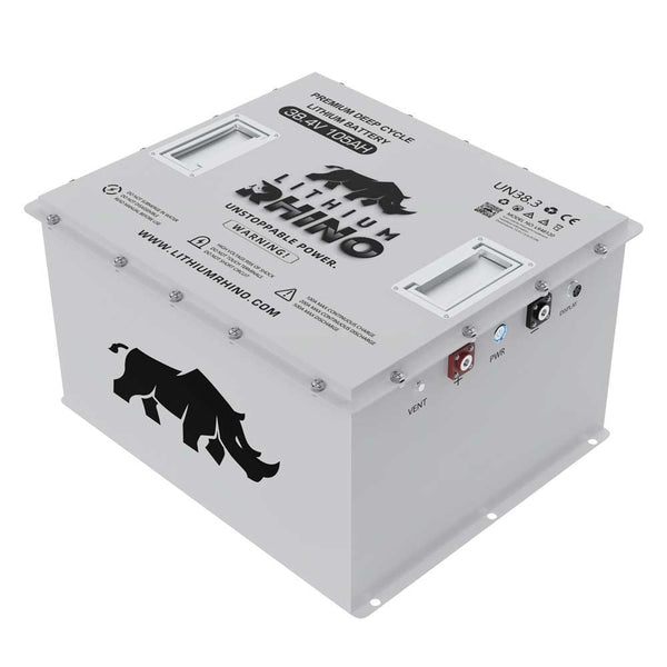 Rhino 36V 105Ah LiFePO4 Lithium Golf Cart Battery Conversion Kit – 4.03kWh All-In-One Bundle