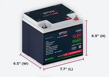 Load image into Gallery viewer, EPOCH 12V 50Ah LiFePO4 Deep Cycle Lithium Battery for RV, Marine, Solar Replacement