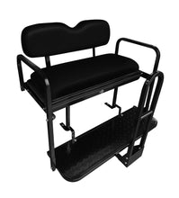 Load image into Gallery viewer, NOMAD Black Rear Flip Seat Kit for EZGO TXT/Freedom/Valor Golf Cart