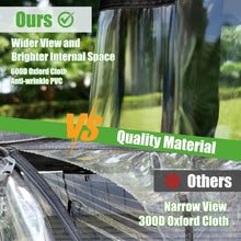 Load image into Gallery viewer, 4 Passenger Black Golf Cart Enclosure – Extended Roof Fit for Yamaha, EZGO &amp; Club Car