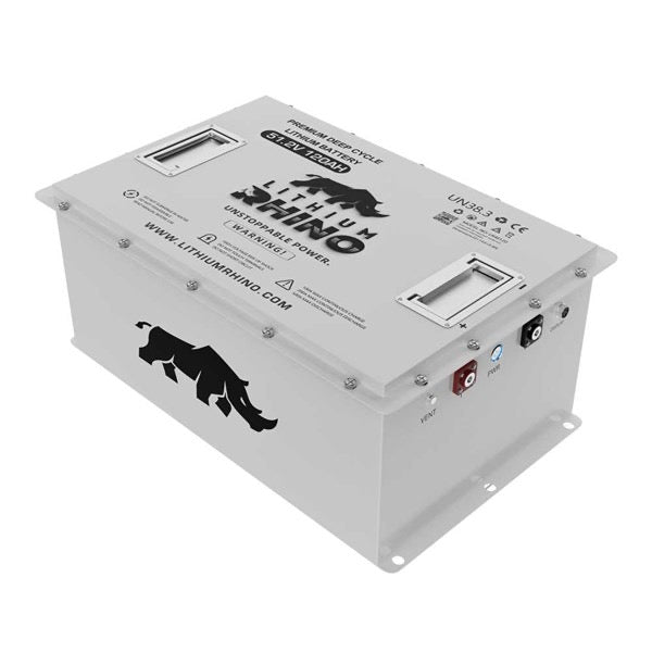 Rhino 48V 120Ah LiFePO4 Lithium Golf Cart Battery Conversion Kit – 6.14kWh All-In-One Bundle