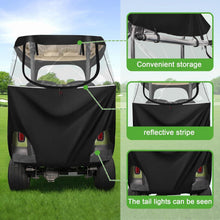 Load image into Gallery viewer, 2 Passenger Black Golf Cart Enclosure &amp; Cover for Club Car DS &amp; Precedent – Waterproof Protection