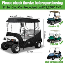Load image into Gallery viewer, Camo Golf Cart Enclosure – All-Weather Protection for Club Car &amp; EZGO 2-Passenger Carts