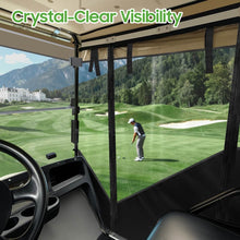 Load image into Gallery viewer, Striped Smart Track Style Golf Cart Enclosure for EZGO TXT – 2 Passenger