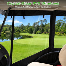 Load image into Gallery viewer, Black 2+2 (4 Passenger) Golf Cart Enclosure for Club Car Tempo/Onward – 600D Waterproof