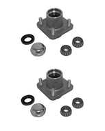 SGC Front Wheel Hub Assembly Kit with Bearing Seals for 1982-2002 Club Car DS Golf Cart