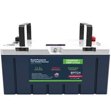 Load image into Gallery viewer, EPOCH 12V 300Ah LiFePO4 Deep Cycle Lithium Battery for RV, Marine, Solar Replacement