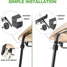 Load image into Gallery viewer, Universal 5-Panel Golf Cart Rear View Mirror for Yamaha, EZGO &amp; Club Car