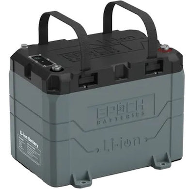 EPOCH 24V 100Ah LiFePO4 Deep Cycle Lithium Battery for RV, Marine, Solar, Golf Cart  Replacement