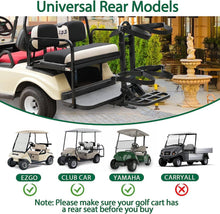 Load image into Gallery viewer, Universal Golf Cart Golf Bag Holder Rack – Rear-Mounted Storage for 2 Golf Bags