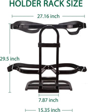 Load image into Gallery viewer, Universal Golf Cart Golf Bag Holder Rack – Rear-Mounted Storage for 2 Golf Bags