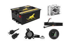 Load image into Gallery viewer, QOMO ENERGY EFlow 5165H 51.2V 65Ah Lithium Golf Cart Battery Kit with Bluetooth, Charger &amp; LCD Display