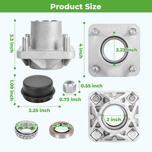 Load image into Gallery viewer, Upgraded Front Wheel Hub Assembly Kit for Gas &amp; Electric 2001.5-2013 EZGO TXT, Shuttle, Workhorse &amp; ST Series Golf Cart