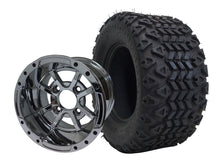Load image into Gallery viewer, SGC 10″ Storm Trooper Chrome Wheel – Aluminum Alloy / STEELENG 18″x9″-10″ All Terrain Tire DOT approved