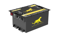 QOMO ENERGY EMax 51105 51.2V 105Ah High Performance Lithium Golf Cart Battery Kit with Bluetooth, Charger & LCD Display