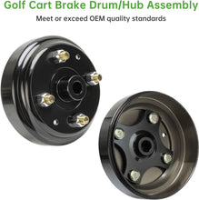 Load image into Gallery viewer, Heavy Duty Split Rear Brake Drum &amp; Wheel Hub Assembly for 1982-Up EZGO TXT Golf Cart