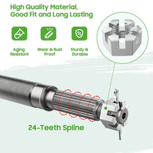 Load image into Gallery viewer, Passenger Side Rear Axle Shaft with Bearing &amp; Seal Kit for Yamaha G16, G19, G22 &amp; Drive