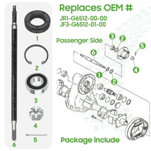 Load image into Gallery viewer, Passenger Side Rear Axle Shaft with Bearing &amp; Seal Kit for Yamaha G16, G19, G22 &amp; Drive