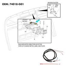 Load image into Gallery viewer, Control Wiring Harness for 36V/48V EZGO TXT/PDS Golf Cart Battery Voltage Meter