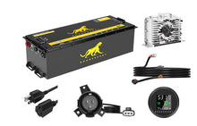 Load image into Gallery viewer, QOMO ENERGY EMax 51210 51.2V 210Ah High Performance Lithium Golf Cart Battery Kit with Bluetooth, Charger &amp; LCD Display