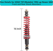 Load image into Gallery viewer, Heavy Duty Black Shock Absorber for Gas &amp; Electric 1994-Up EZGO TXT &amp; Medalist Golf Cart
