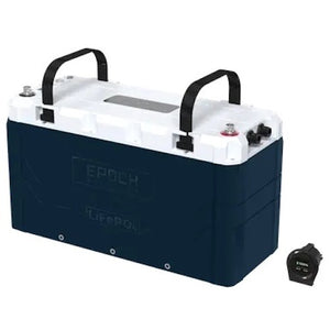 EPOCH 48V 100Ah LiFePO4 Deep Cycle Lithium Battery for RV, Marine, Solar, Golf Cart Replacement