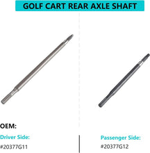 Load image into Gallery viewer, Driver &amp; Passenger Side Rear Axle Kit for Electric 1994-2013 EZGO TXT Golf Cart