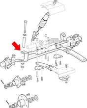Load image into Gallery viewer, Front Axle Weldment for Gas &amp; Electric 2001-Up EZGO TXT Golf Cart