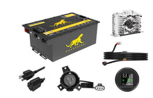 Load image into Gallery viewer, QOMO ENERGY EMax 51230 51.2V 230Ah High Performance Lithium Golf Cart Battery Kit with Bluetooth, Charger &amp; LCD Display