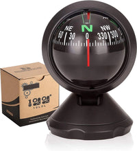 Load image into Gallery viewer, Universal Golf Cart Compass Gauge | Adjustable Mount for Boats, Trucks &amp; Cars | Outdoor Navigation | Great Golf Gift