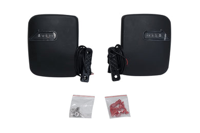 SGC Universal Side Mirrors with LED Turn Signals for Golf Cart (pair)