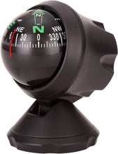 Load image into Gallery viewer, Universal Golf Cart Compass Gauge | Adjustable Mount for Boats, Trucks &amp; Cars | Outdoor Navigation | Great Golf Gift