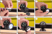 Load image into Gallery viewer, Universal Golf Cart Compass Gauge | Adjustable Mount for Boats, Trucks &amp; Cars | Outdoor Navigation | Great Golf Gift