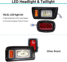 Load image into Gallery viewer, Headlight &amp; Taillight Kit with Upgrade Harness, Turn Signals, Brake Lights &amp; Horn Wiring for Club Car DS Golf Cart