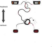 Load image into Gallery viewer, Headlight &amp; Taillight Kit with Upgrade Harness, Turn Signals, Brake Lights &amp; Horn Wiring for Club Car DS Golf Cart