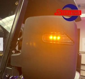 SGC Universal Side Mirrors with LED Turn Signals for Golf Cart (pair)